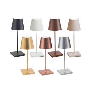 12x Zafferano Poldina Pro Mini LED-Akkuleuchten + 1x Multikontakt-Ladestation bei lampenonline.de