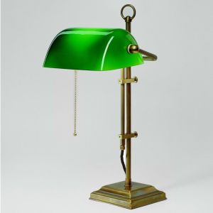 Berliner Messing Bankerleuchte W2 bei lampenonline.de